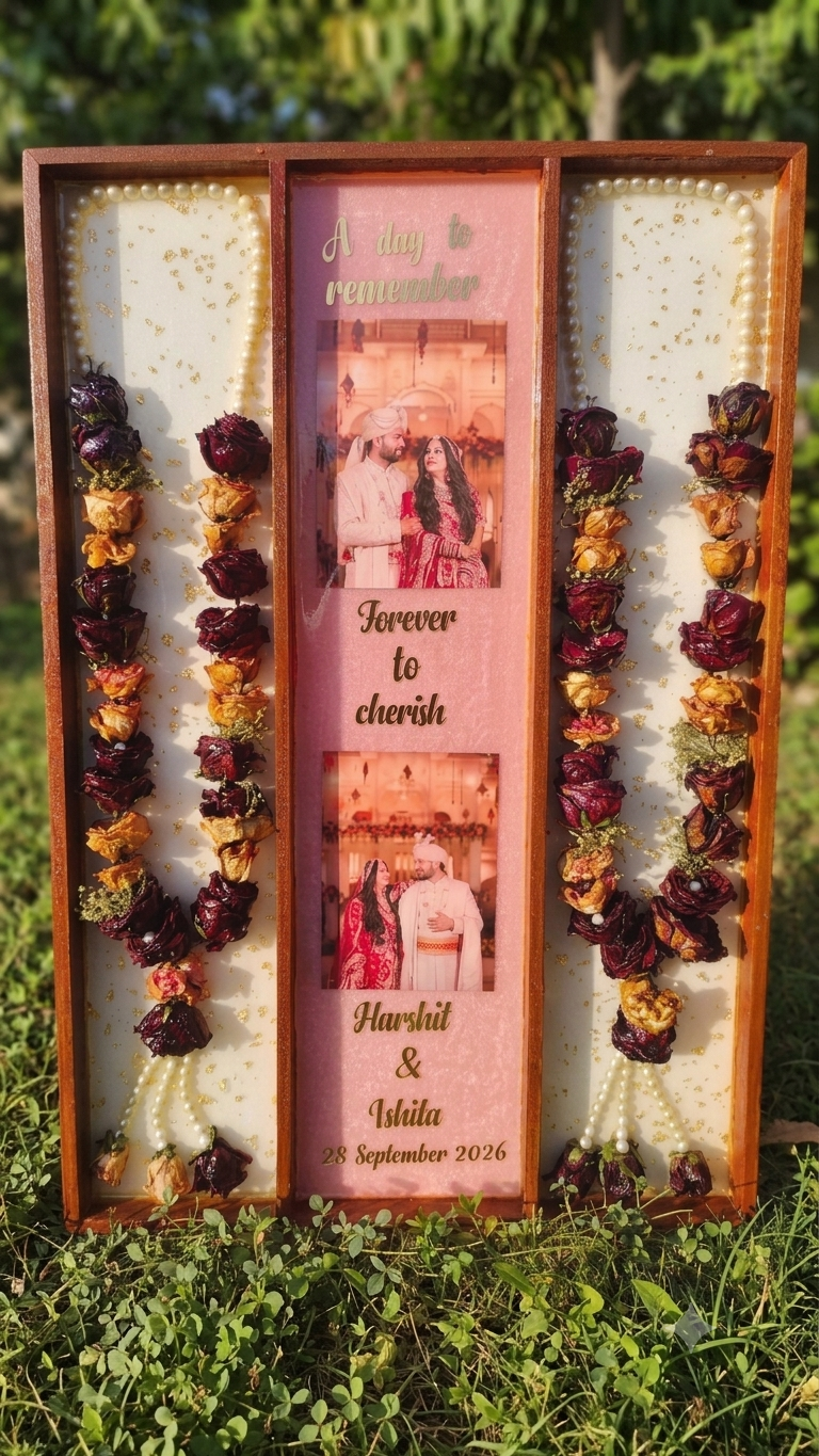 Wedding Varmala Preservation Frame